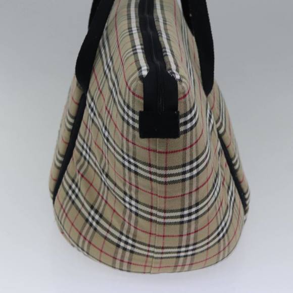 BURBERRY Nova Check Pet Case Canvas Beige Auth 88722 - Picture 3 of 16
